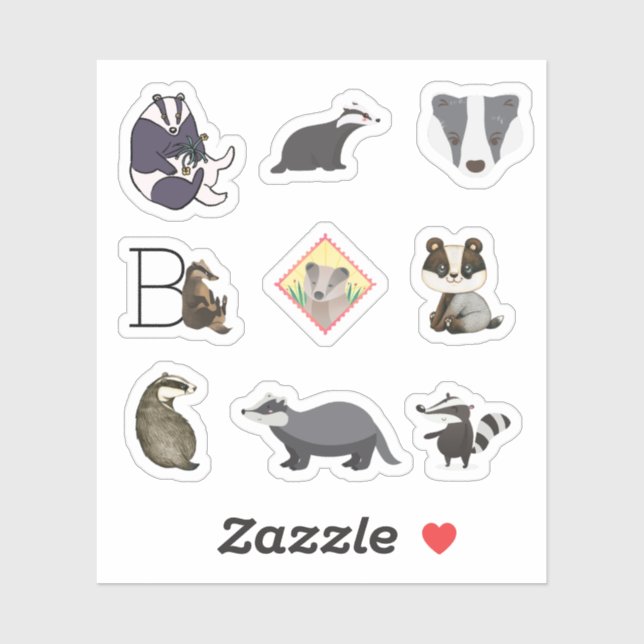 Badger Stickers Klistermärken (Ark)