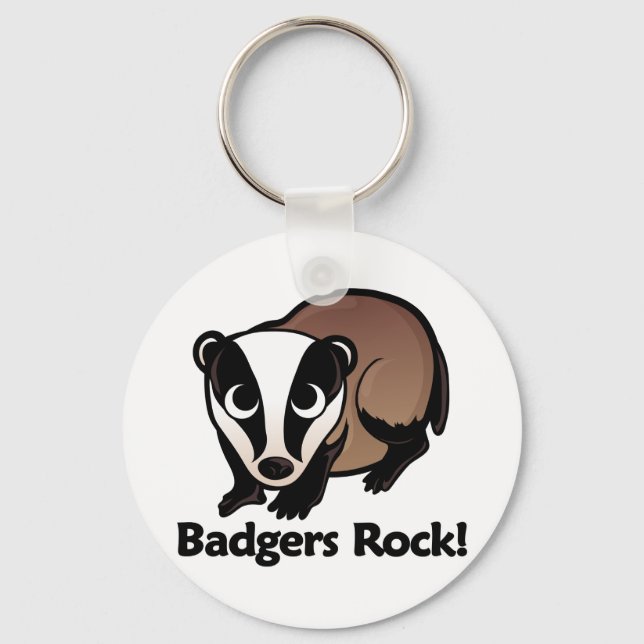 Badgers Sten! Nyckelring (Framsida)