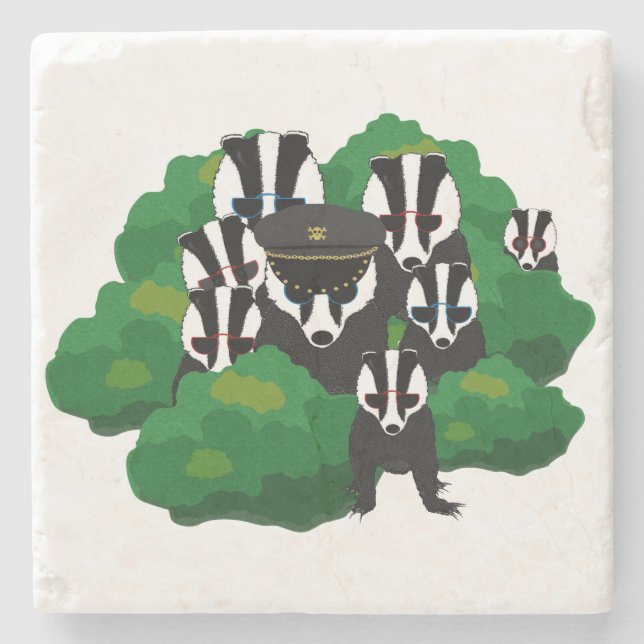Badgers Stone Underlägg (Framsidan)