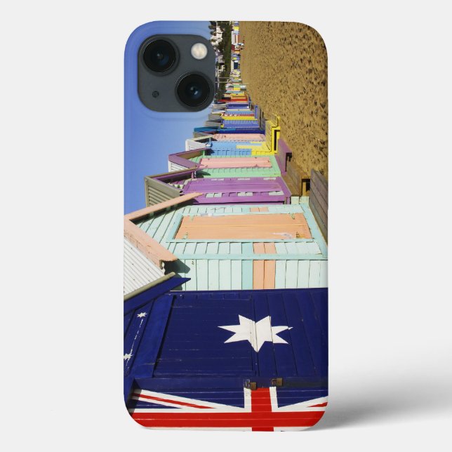 Badhytter, Middle Brighton Beach, Port (Baksida)