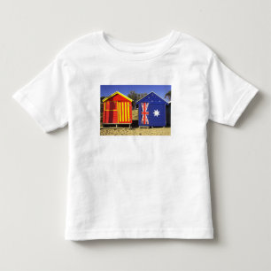 Badhytter, Middle Brighton Beach, Port 2 T Shirt