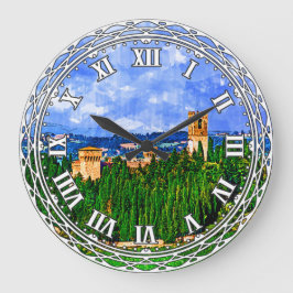 Badia A Passignano. Chianti. Toskana. Italien. Stor Klocka