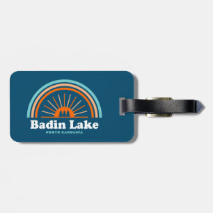 Badin Lake North Carolina Regnbåge Bagagebricka