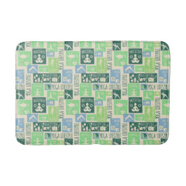 Badkar i Yoga Mönster Badrumsmatta