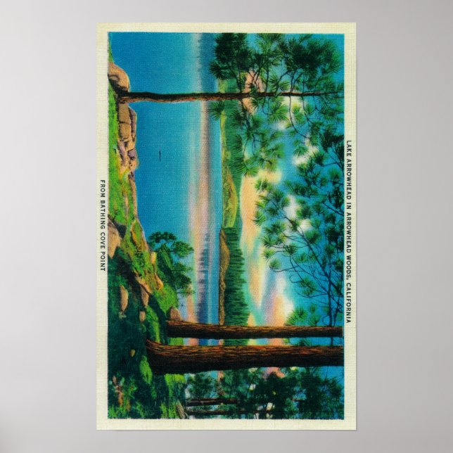 Badkuddpunkt vid Sjö Poster (Framsidan)