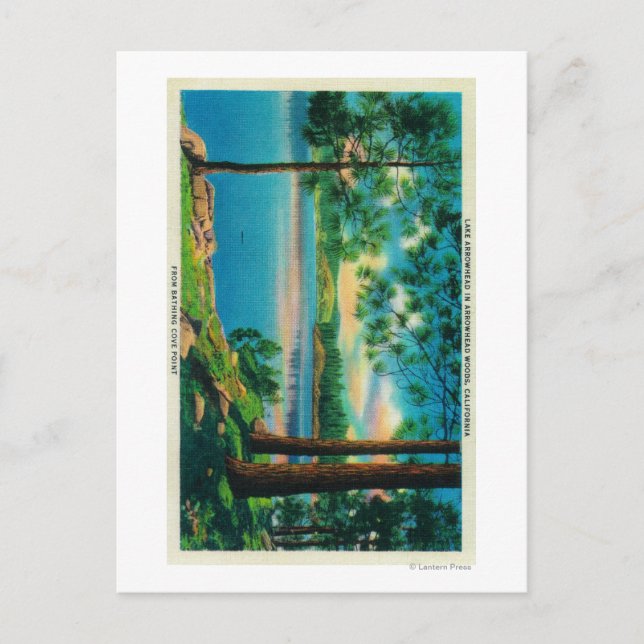 Badkuddpunkt vid Sjö Vykort (Framsida)