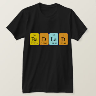 BadLad periodisk bord-frasskjorta T Shirt