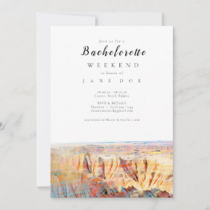 Badlands Bachelorette Party-inbjudan Inbjudningar