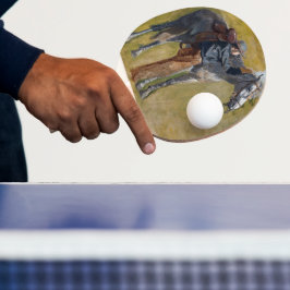 Badlands, Cowboy Horse Gammala västern Thomas Eaki Pingisracket