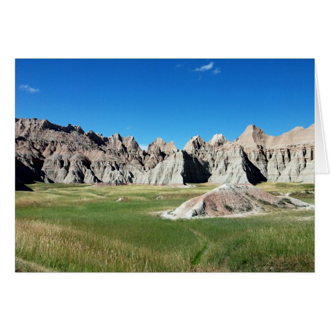 Badlands Hälsningskort (Framsidan Horizontal)