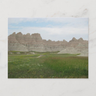 Badlands i South Dakota Vykort