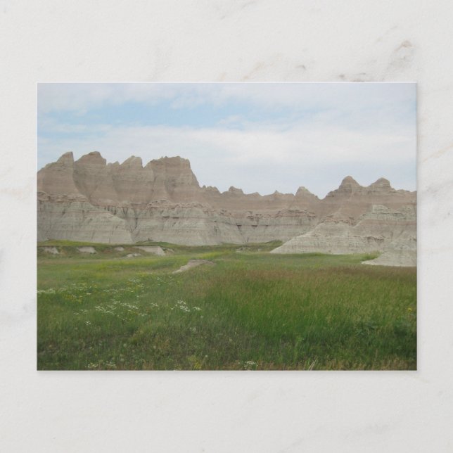 Badlands i South Dakota Vykort (Framsida)