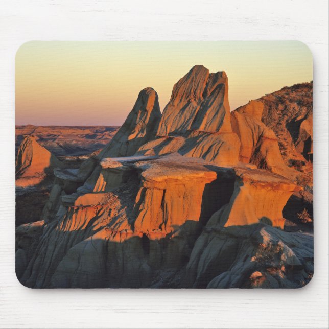 Badlands i Theodore Roosevelt National Park Musmatta (Framsidan)