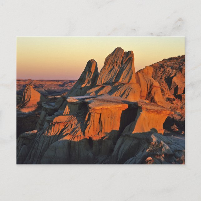 Badlands i Theodore Roosevelt National Park Vykort (Framsida)