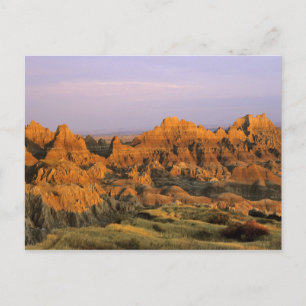 Badlands National Park i South Dakota Vykort