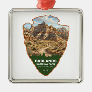 Badlands National Park pilspets Julgransprydnad Metall