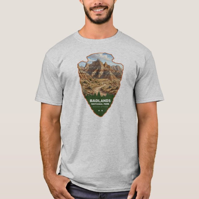 Badlands National Park pilspets T Shirt (Framsida)