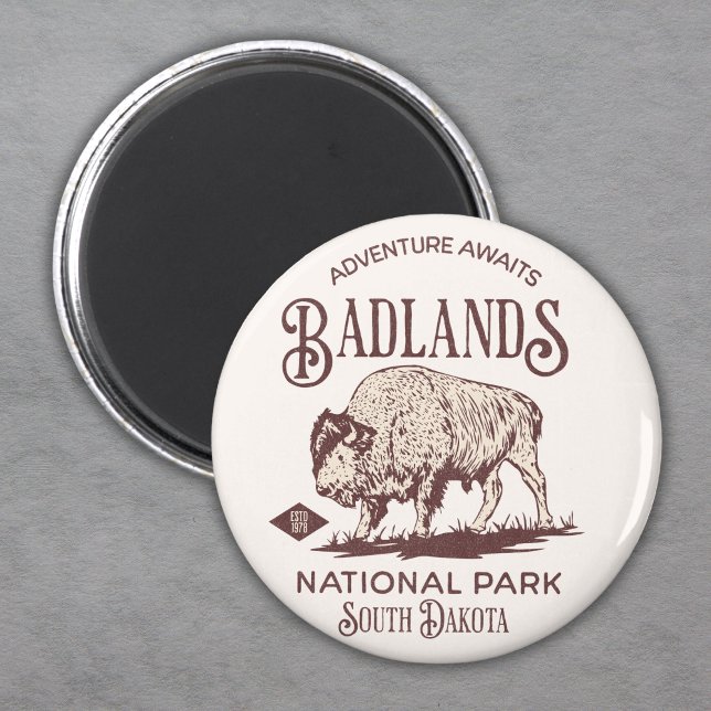 Badlands National Park South Dakota Magnet (Skapare uppladdad)