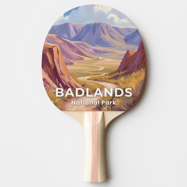 Badlands National Park South Dakota Resa Konst Pingisracket (Framsidan)