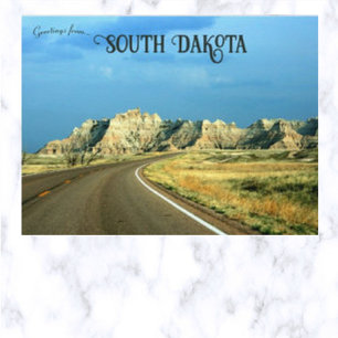 Badlands National Park South Dakota vykort