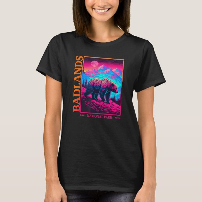 BADLANDS National Park T Shirt (Framsida)