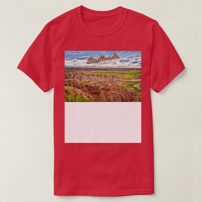 Badlands nationalpark 2 t shirt (Design framsida)