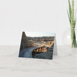 Badlands nationalpark Boardpromenad Anteckningskort