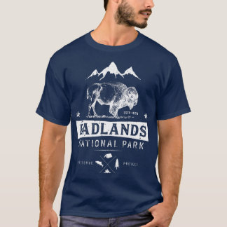 Badlands nationalpark Buffalo Bison South T Shirt
