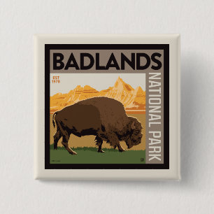 Badlands nationalpark Buffalo Knapp