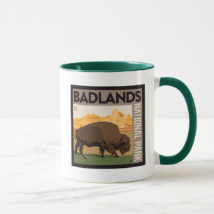 Badlands nationalpark Buffalo Mugg