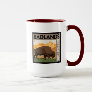 Badlands nationalpark Buffalo Mugg
