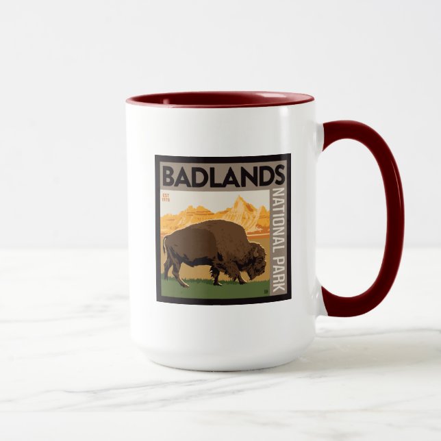 Badlands nationalpark | Buffalo Mugg (Höger)