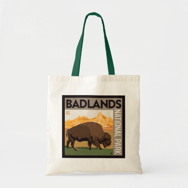 Badlands nationalpark | Buffalo Tygkasse (Framsidan)