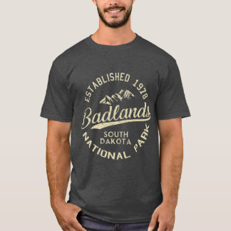 Badlands nationalpark Hiking Retro Vintage T Shirt