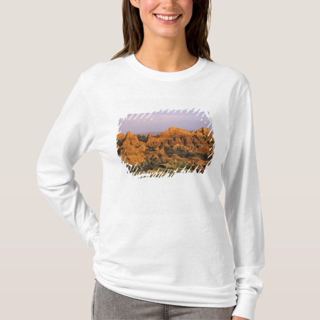 Badlands nationalpark i södra Dakota T Shirt (Framsida)