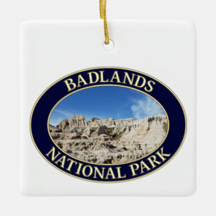 Badlands nationalpark i South Dakota Julgransprydnad Keramik