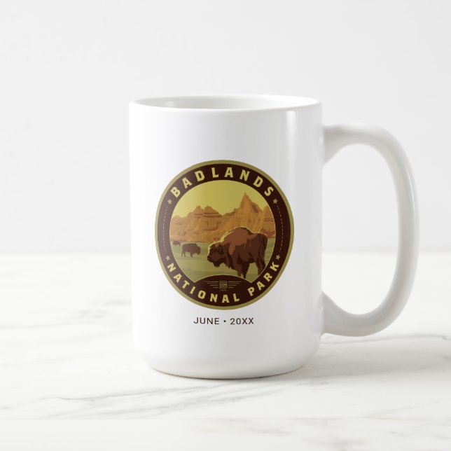 Badlands nationalpark kaffemugg (Höger)