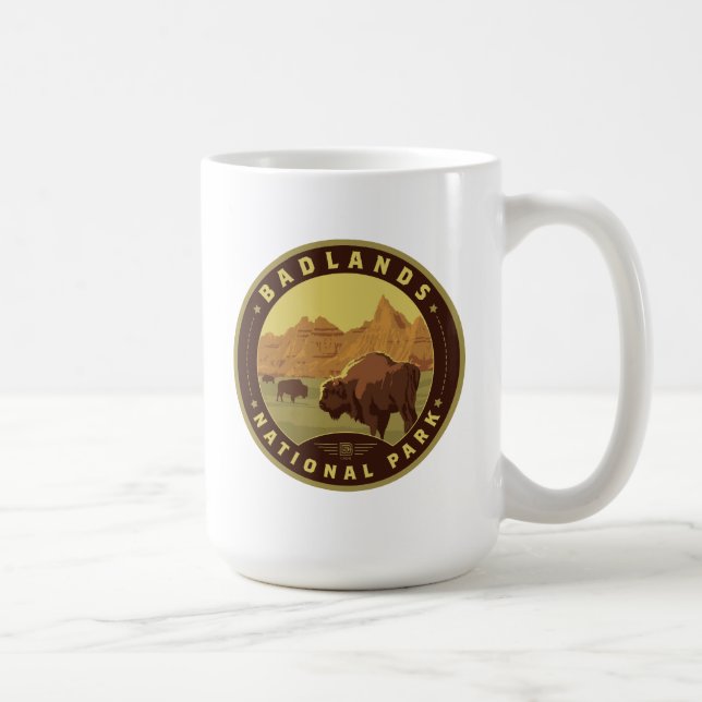 Badlands nationalpark kaffemugg (Höger)