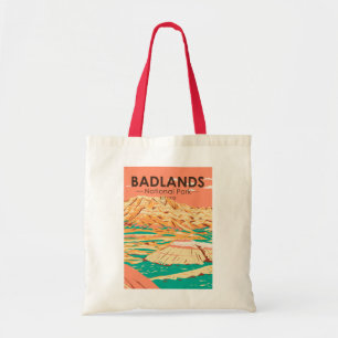 Badlands nationalpark Landcape Vintage Tygkasse