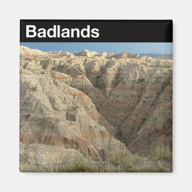 Badlands nationalpark magnet (Framsidan)