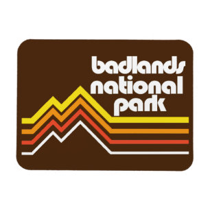 Badlands nationalpark magnet