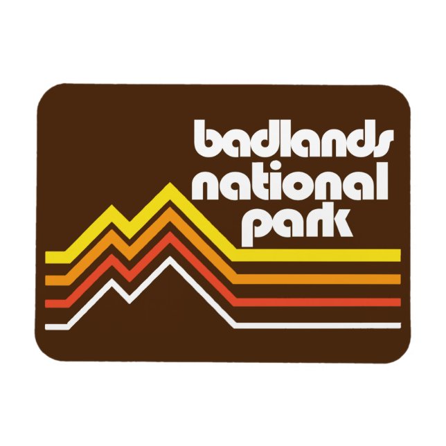Badlands nationalpark magnet (Horisontell)