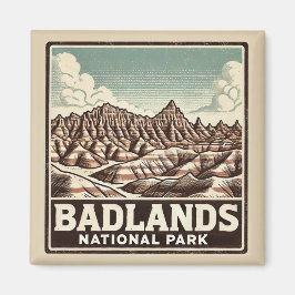 Badlands nationalpark magnet
