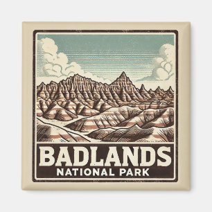 Badlands nationalpark magnet