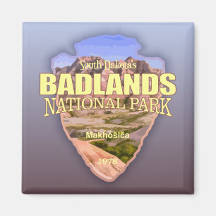 Badlands nationalpark (pilhuvud) magnet
