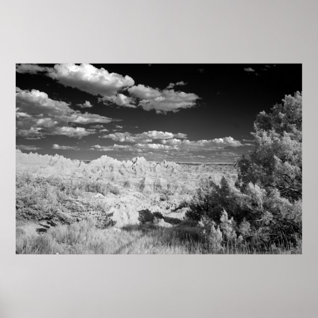 Badlands nationalpark poster (Framsidan)