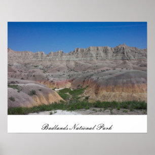 Badlands nationalpark poster