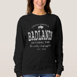 Badlands nationalpark Retro Vintage South Dakota T Shirt
