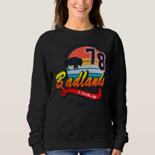 Badlands nationalpark South Dakota Hiking Bison O T Shirt