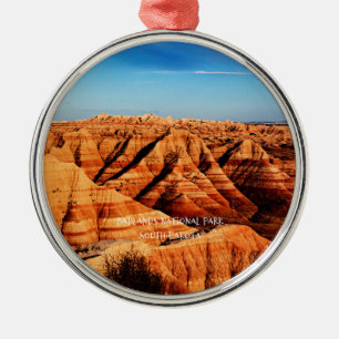 Badlands nationalpark, South Dakota Julgransprydnad Metall